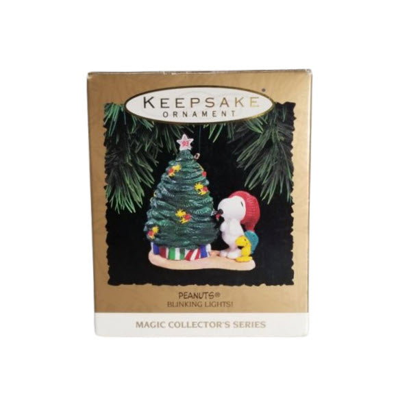 1993 Blinking Lights Hallmark Ornament (Peanuts) QLX7155