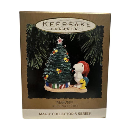 1993 Blinking Lights Hallmark Ornament (Peanuts) QLX7155 Image2