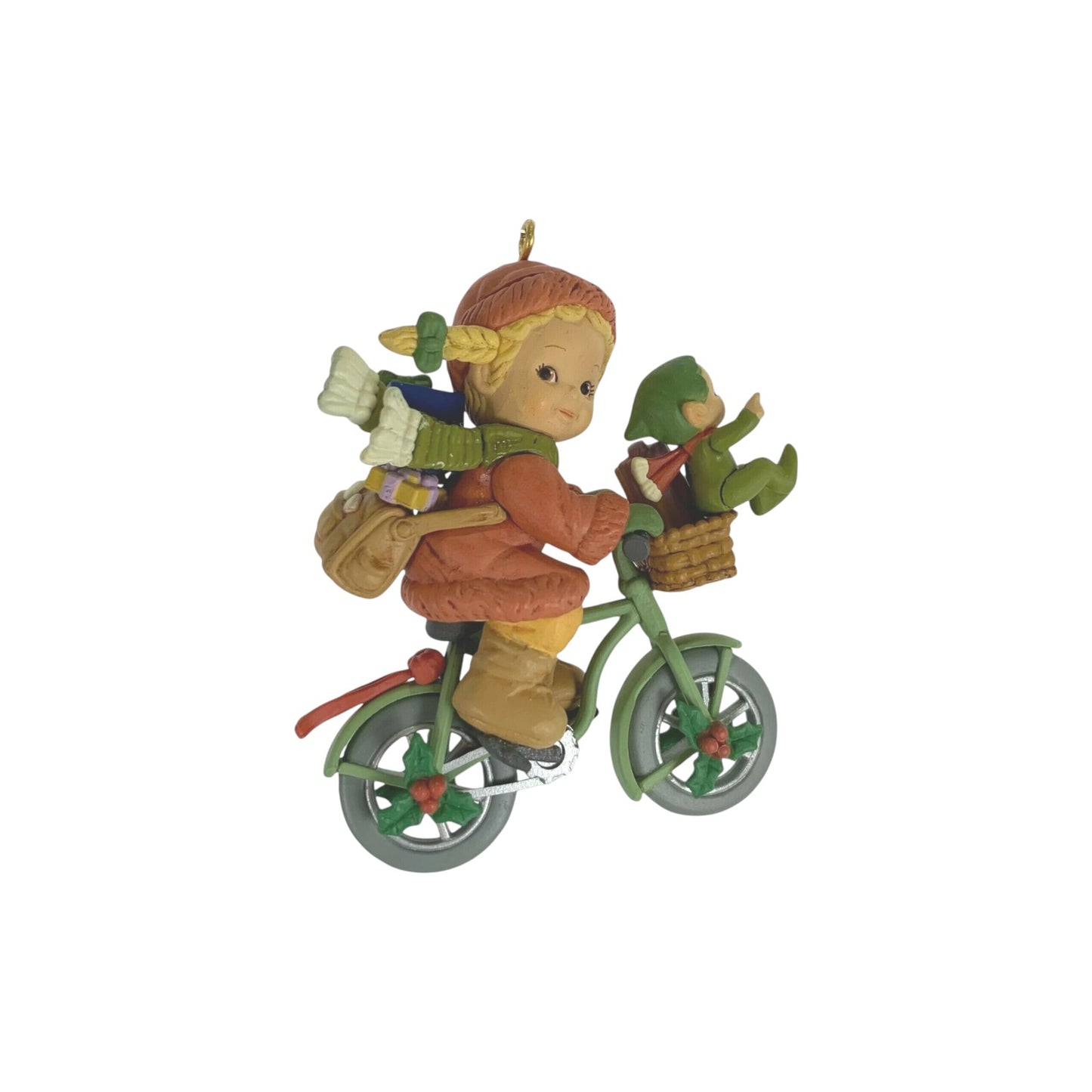 1993 Bringing Good Wishes Your Ways - Memories of Yesterday Enesco Ornament (Enesco) 592846 Image1
