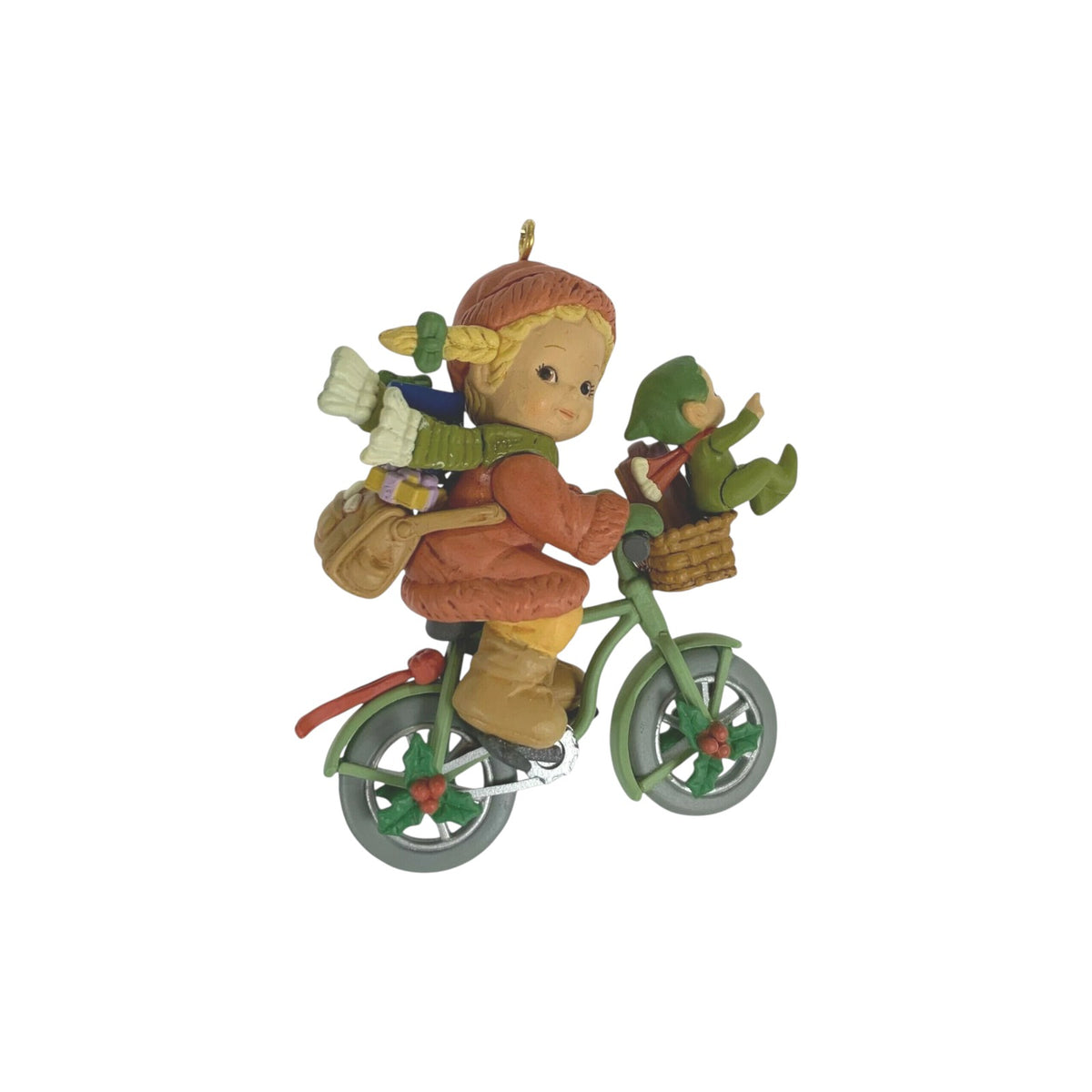 1993 Bringing Good Wishes Your Ways - Memories of Yesterday Enesco Ornament (Enesco) 592846 Image1