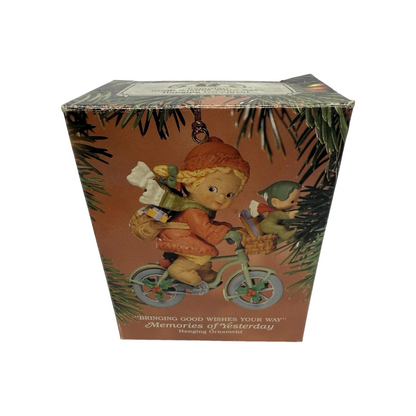 1993 Bringing Good Wishes Your Ways - Memories of Yesterday Enesco Ornament (Enesco) 592846 Image2