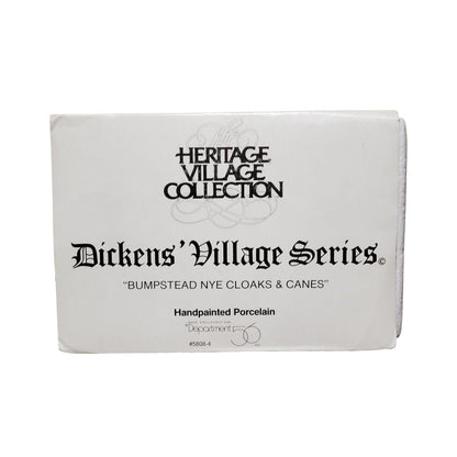 1993 Bumpstead Nye Cloaks & Canes – Dickens’ Village Department 56 #56.58085 1427460 Image2