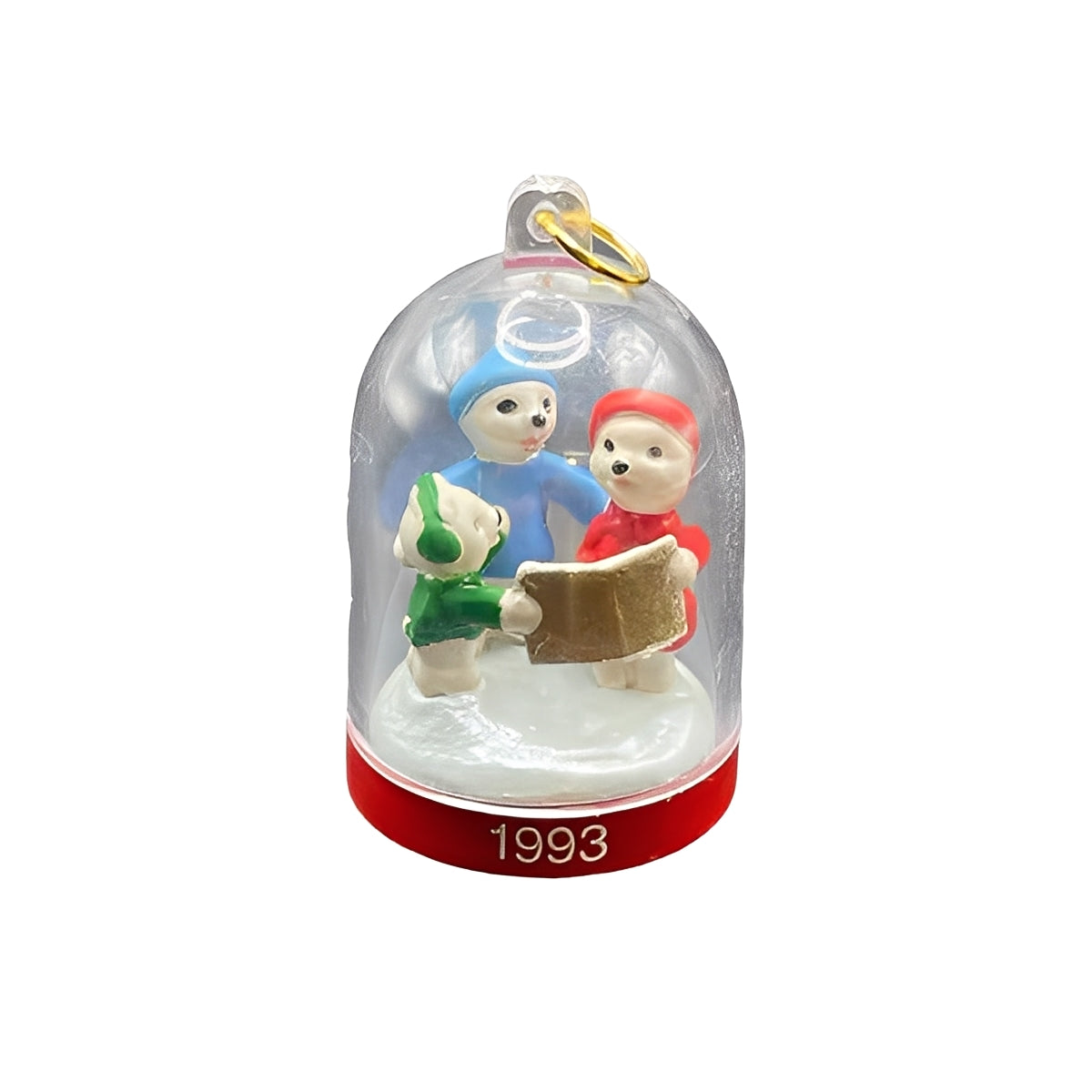 1993 Caroling Hallmark Ornament (The Bearymores) QXM5125