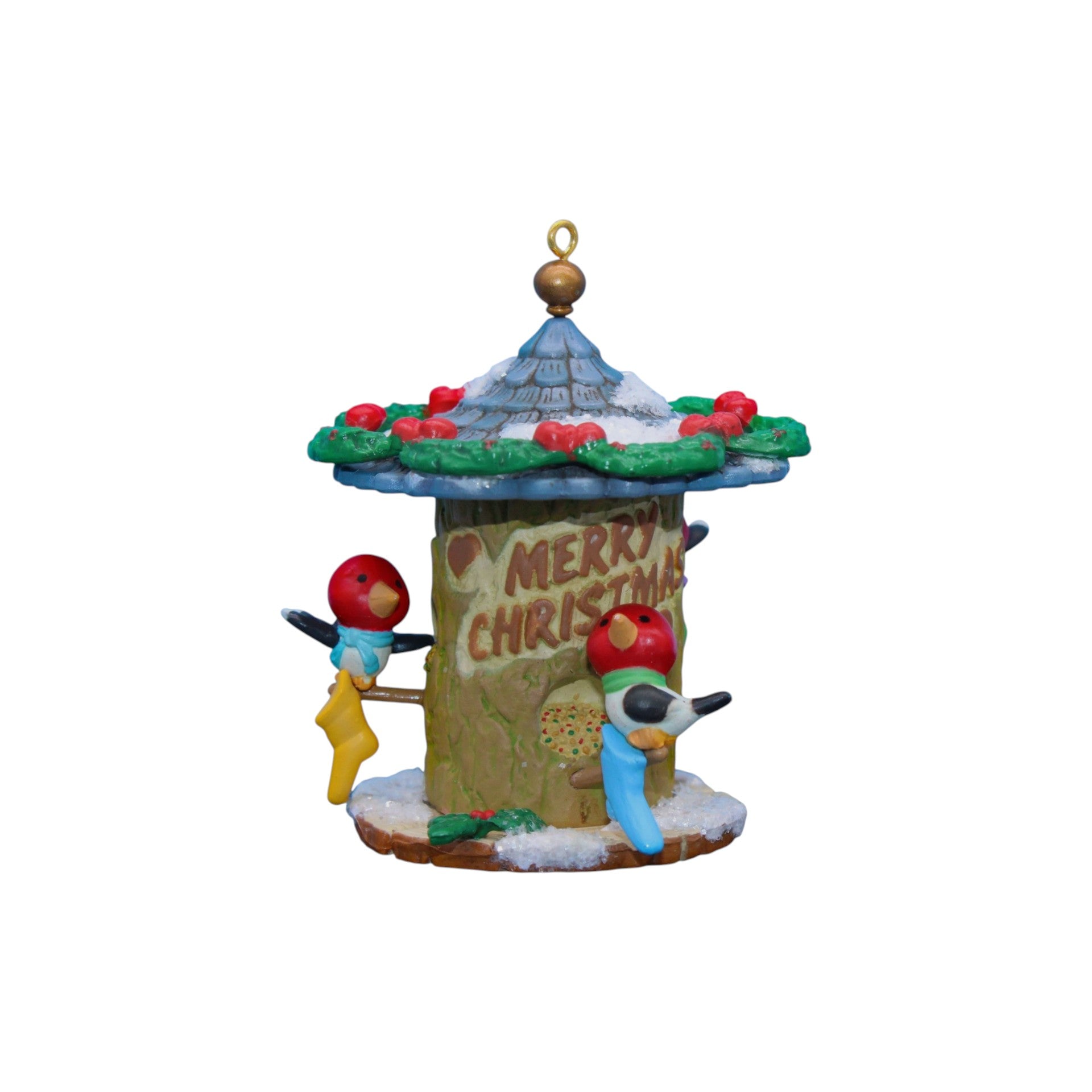 1993 Carving Christmas Wishes Enesco Ornament (Bird) 592625 Image1