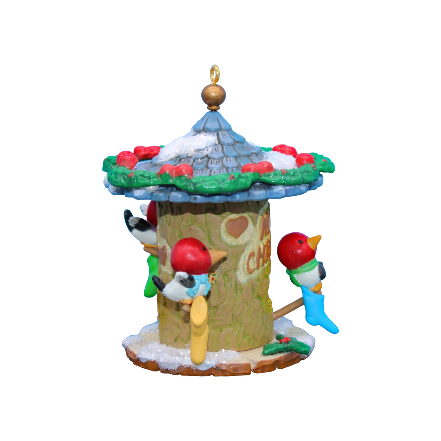 1993 Carving Christmas Wishes Enesco Ornament (Bird) 592625 Image5