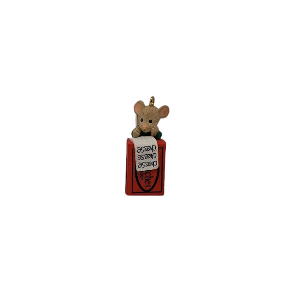 1993 Cheese Please Hallmark Ornament (Mouse) QXM4072