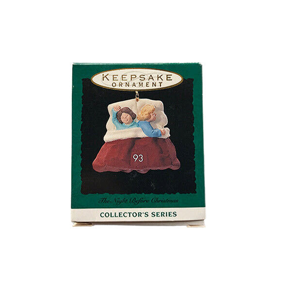 1993 Children In Bed Hallmark Ornament (The Night Before Christmas) QXM5115