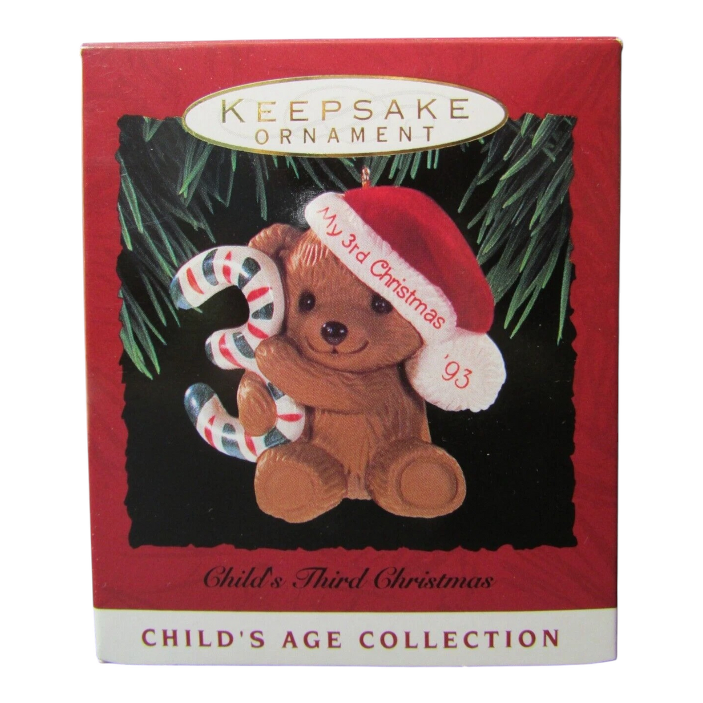 1993 Child's Third Christmas QX599-5 (Child's Age Collection)