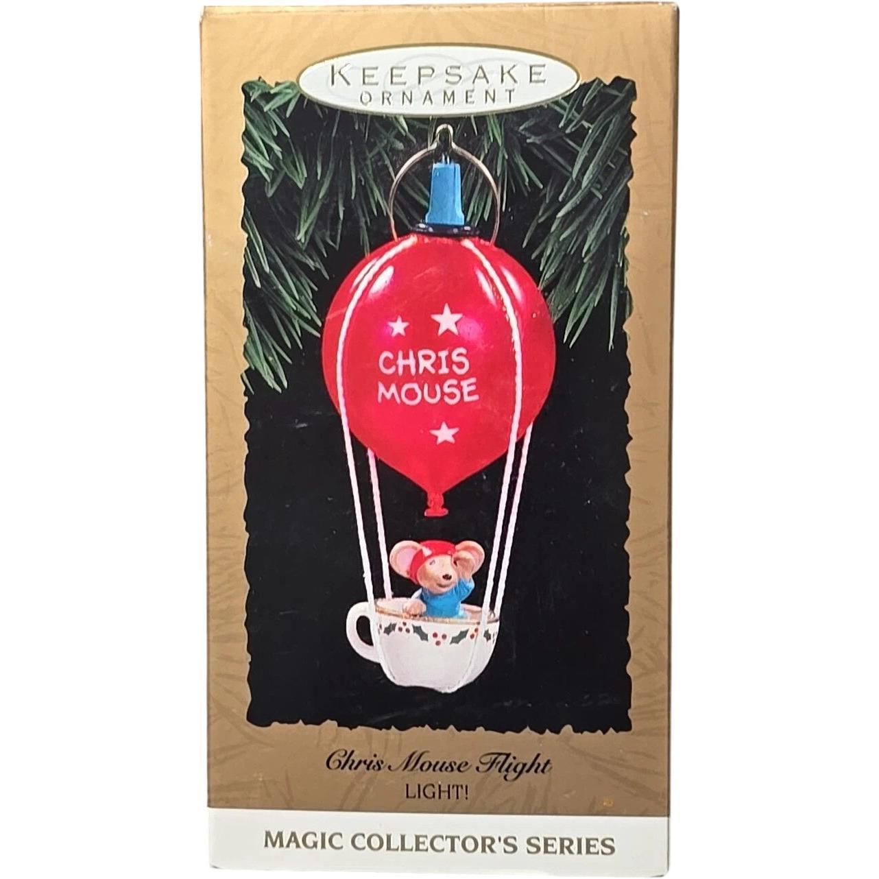 1993 Chris Mouse Flight Hallmark Ornament (Chris Mouse) QXL7152