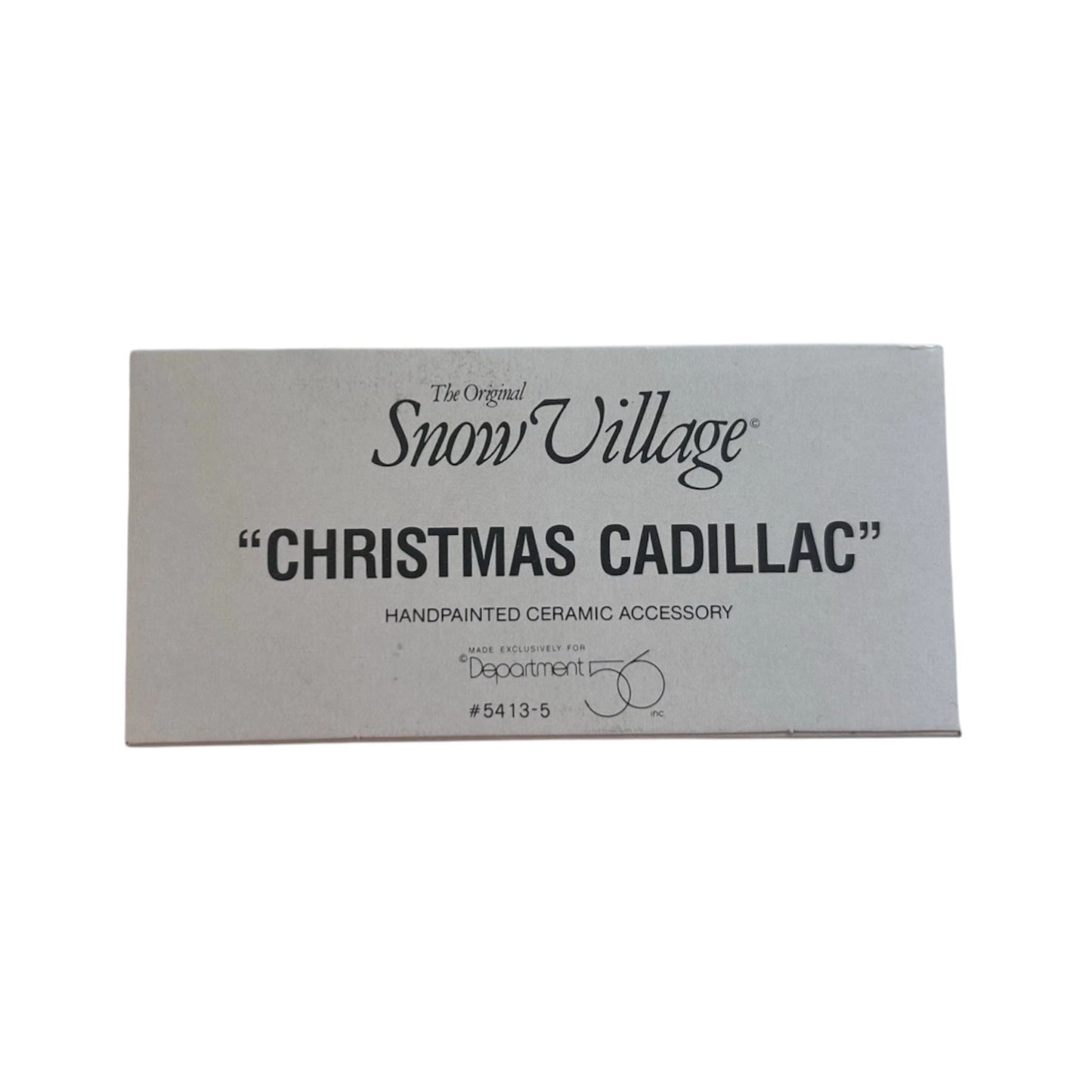 1993 Christmas Cadillac Department 56 5413-5 Image2