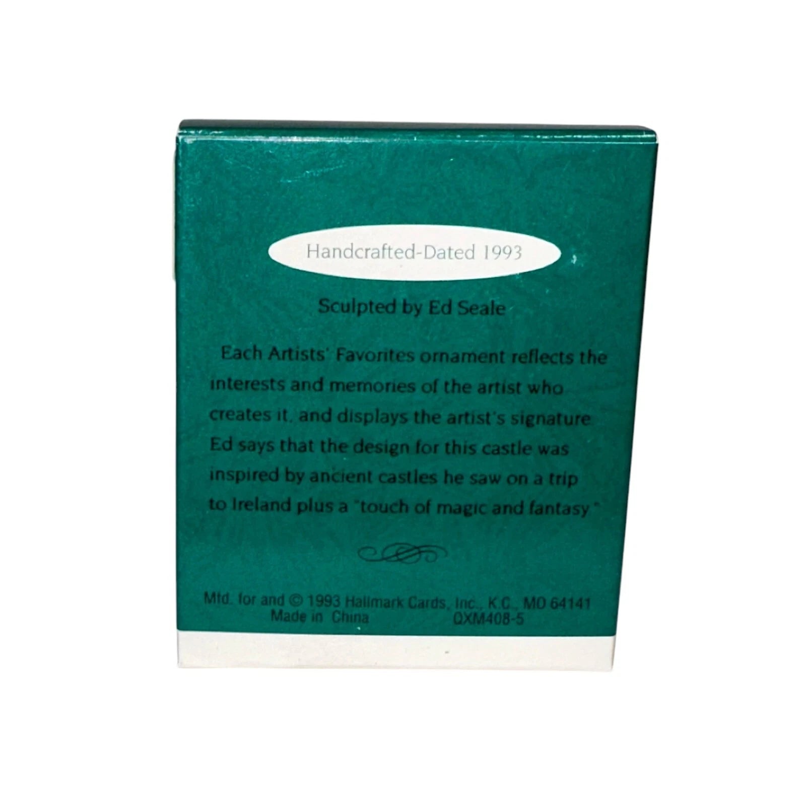 1993 Christmas Castle Hallmark Ornament (Castle) QXM4085