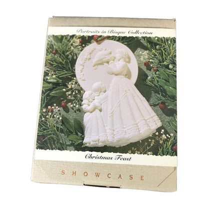 1993 Christmas Feast Hallmark Ornament (Portraits in Bisque Collection) QK1152