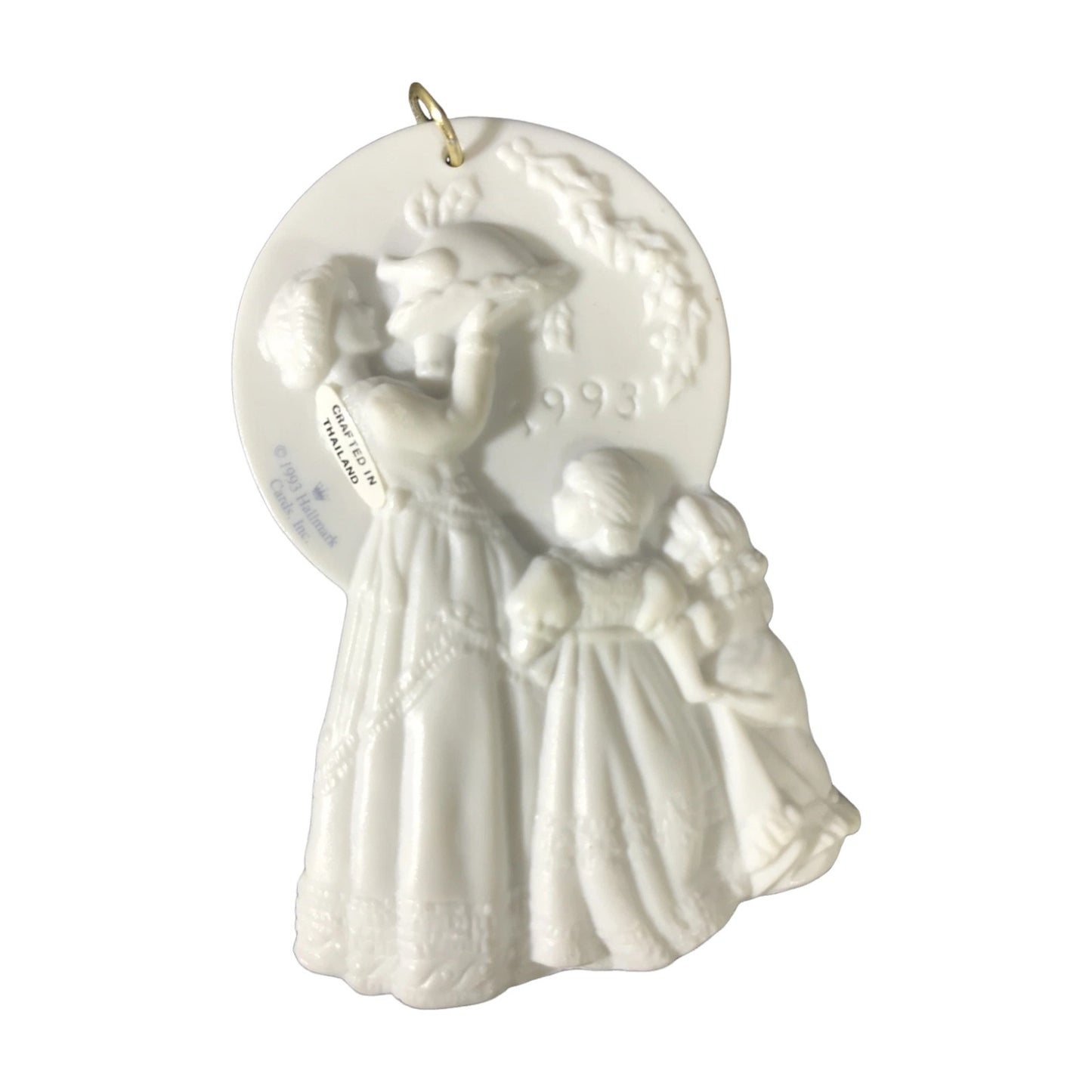 1993 Christmas Feast Hallmark Ornament (Portraits in Bisque Collection) QK1152