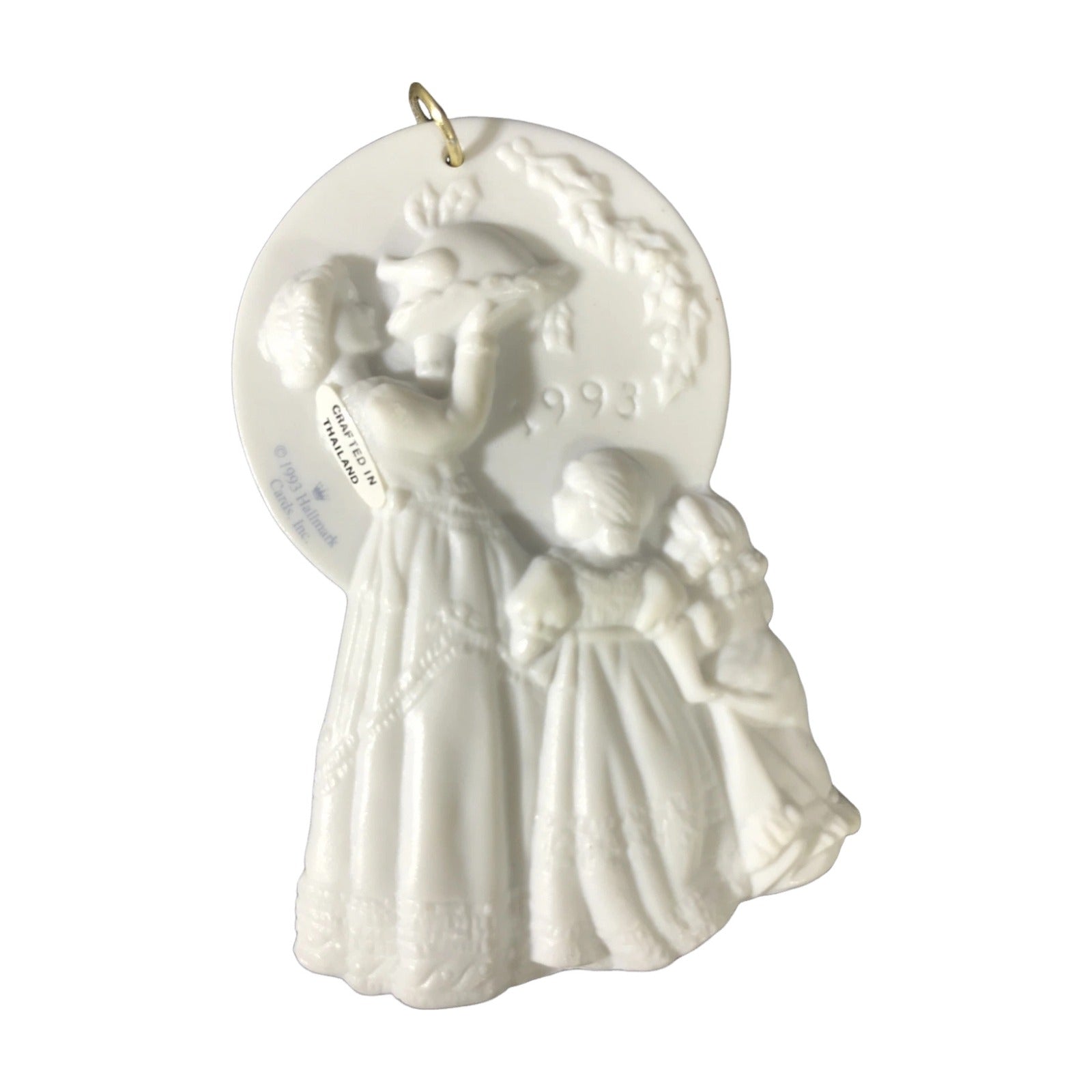 1993 Christmas Feast Hallmark Ornament (Portraits in Bisque Collection) QK1152