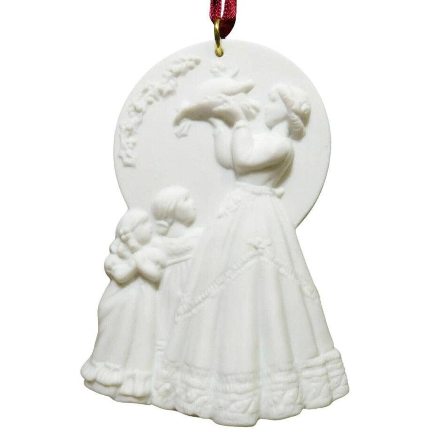 1993 Christmas Feast Hallmark Ornament (Portraits in Bisque Collection) QK1152