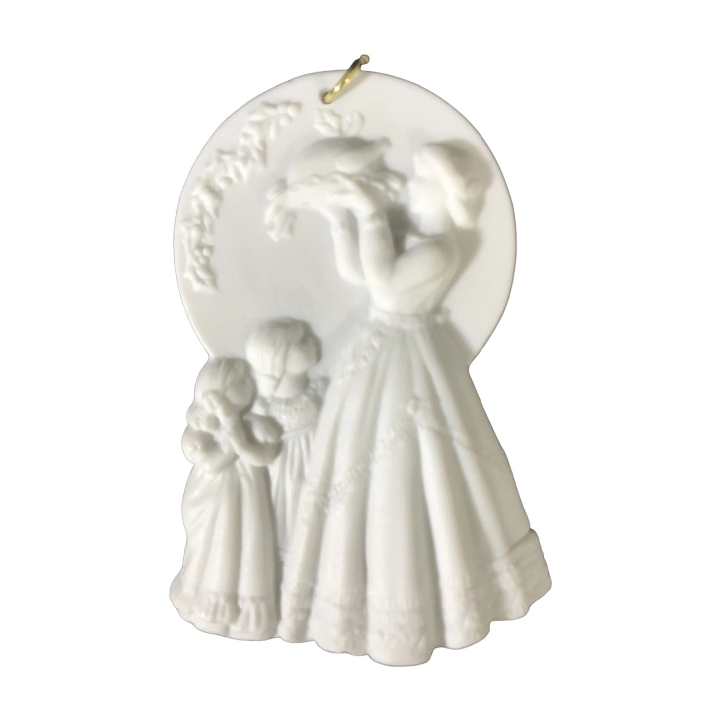 1993 Christmas Feast Hallmark Ornament (Portraits in Bisque Collection) QK1152