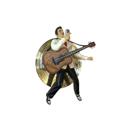 1993 Christmas with Elvis (Elvis Presley) Carlton Cards Heirloom Ornament 117 Image1