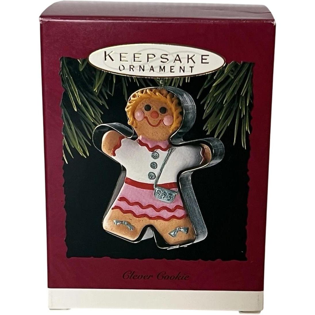 1993 Clever Cookie Hallmark Ornament (Gingerbread) QX5662