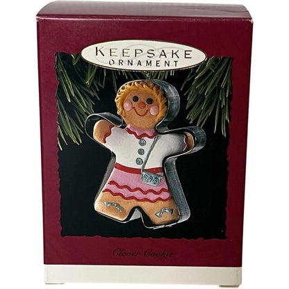 1993 Clever Cookie Hallmark Ornament (Gingerbread) QX5662