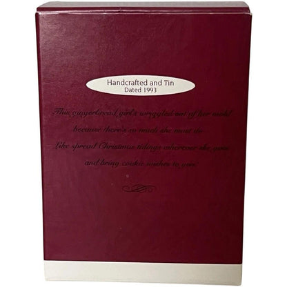 1993 Clever Cookie Hallmark Ornament (Gingerbread) QX5662