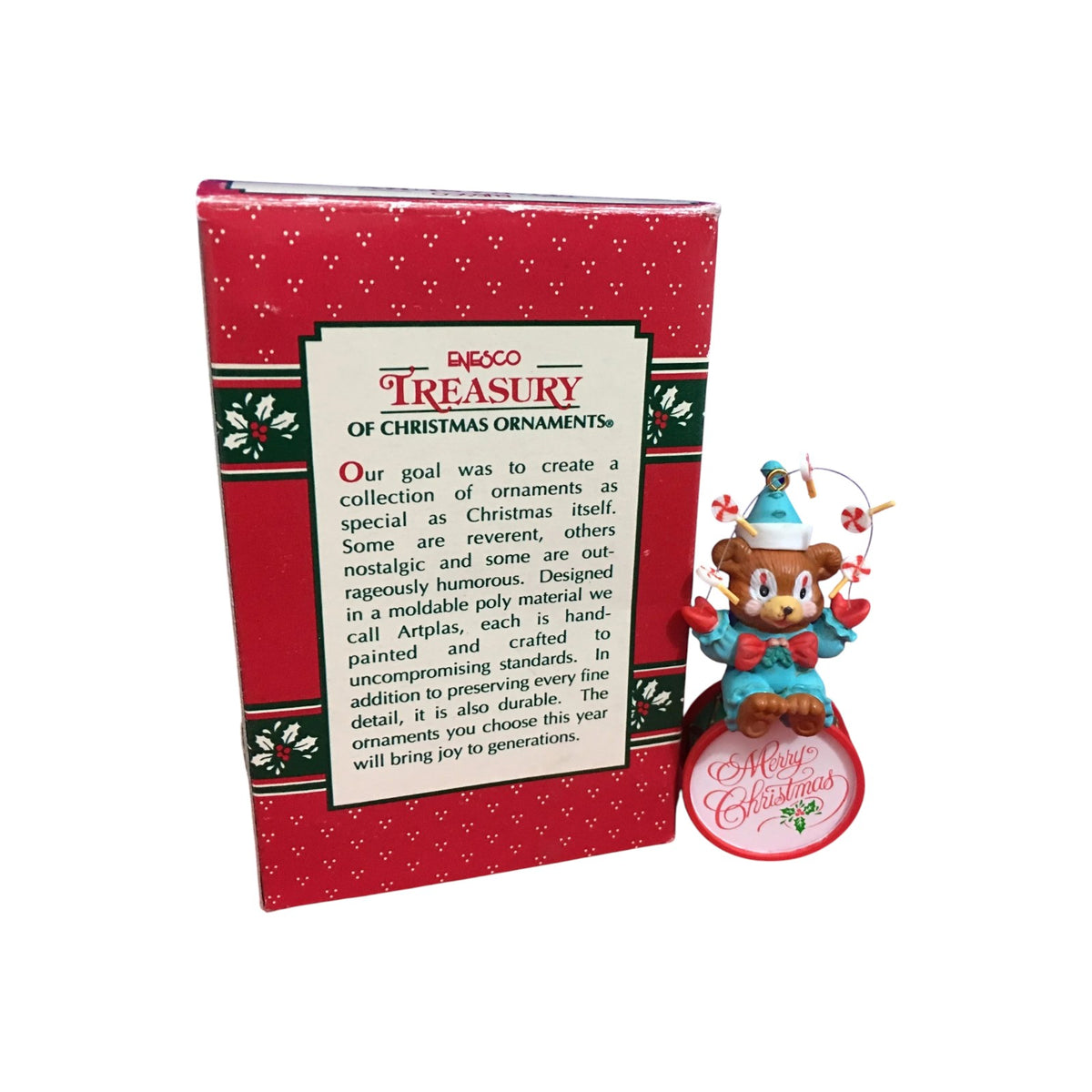 1993 Clowinin' Around Enesco Ornament (Teddy Bear) 595454 Image7