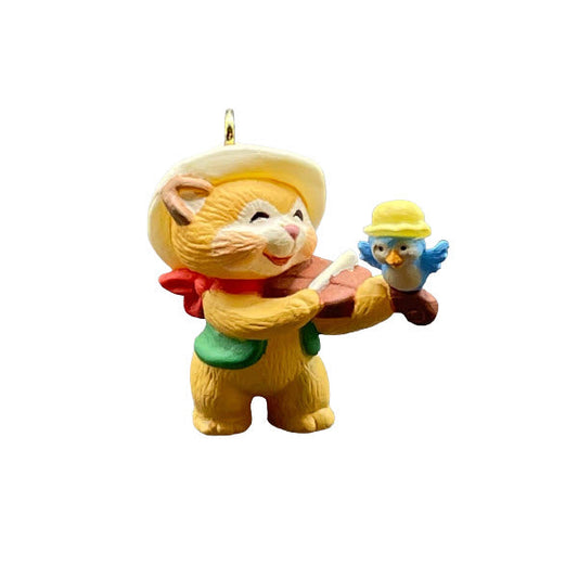 1993 Country Fiddling Hallmark Ornament (Merry Miniatures) QXM4062