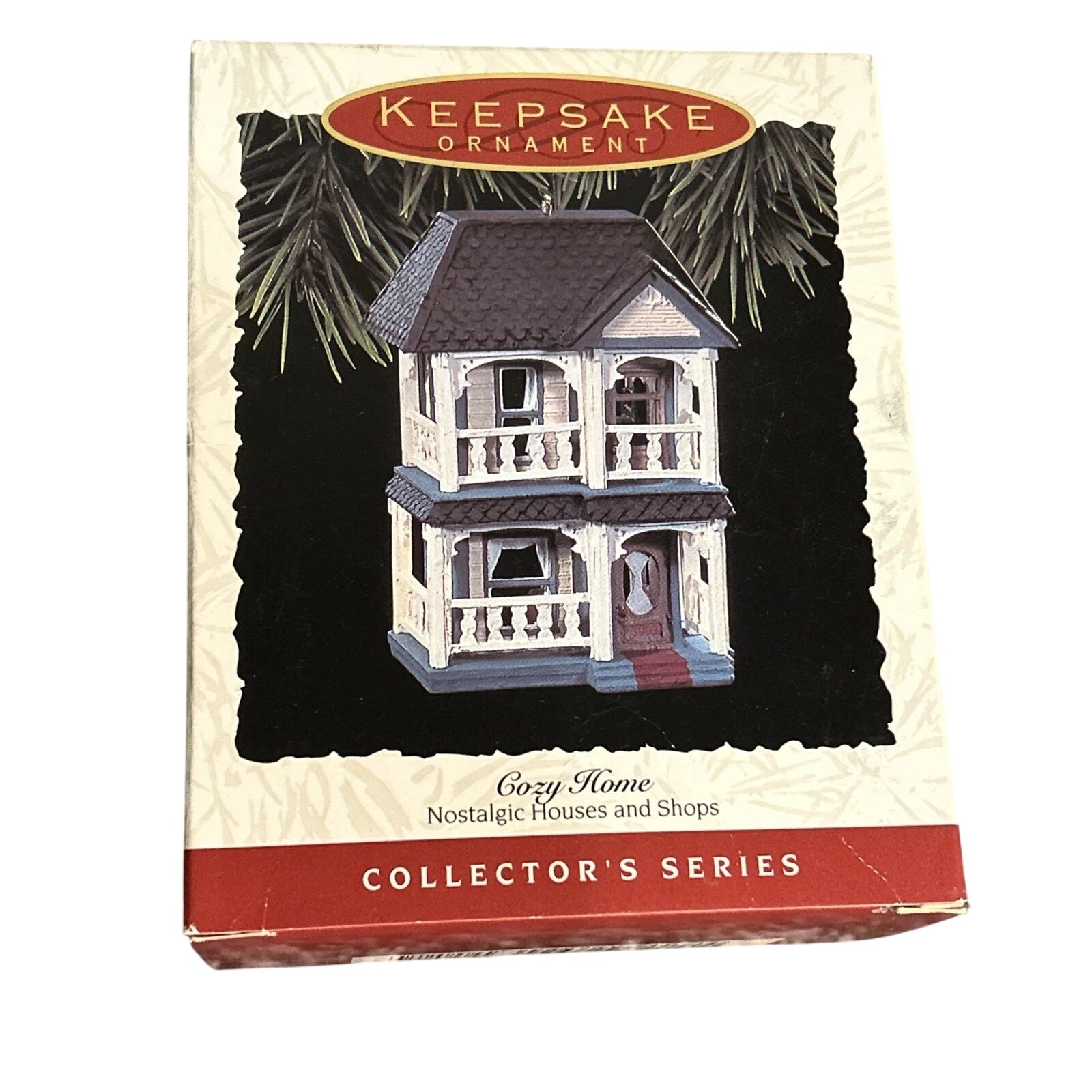 1993 Cozy Home Hallmark Ornament (Nostalgic Houses and Shops) QX4175 Image2