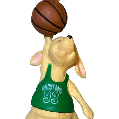 1993 Dunkin' Roo Hallmark Ornament (Basketball) QX5575