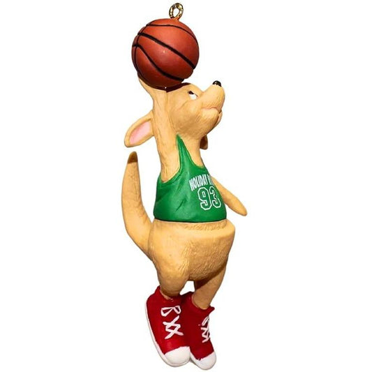 1993 Dunkin' Roo Hallmark Ornament (Basketball) QX5575