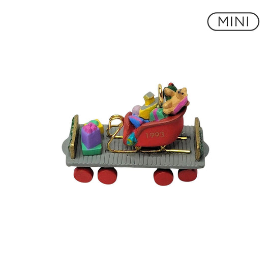 1993 Flatbed Car Hallmark Ornament (Noel R.R.) QXM5105 Image1