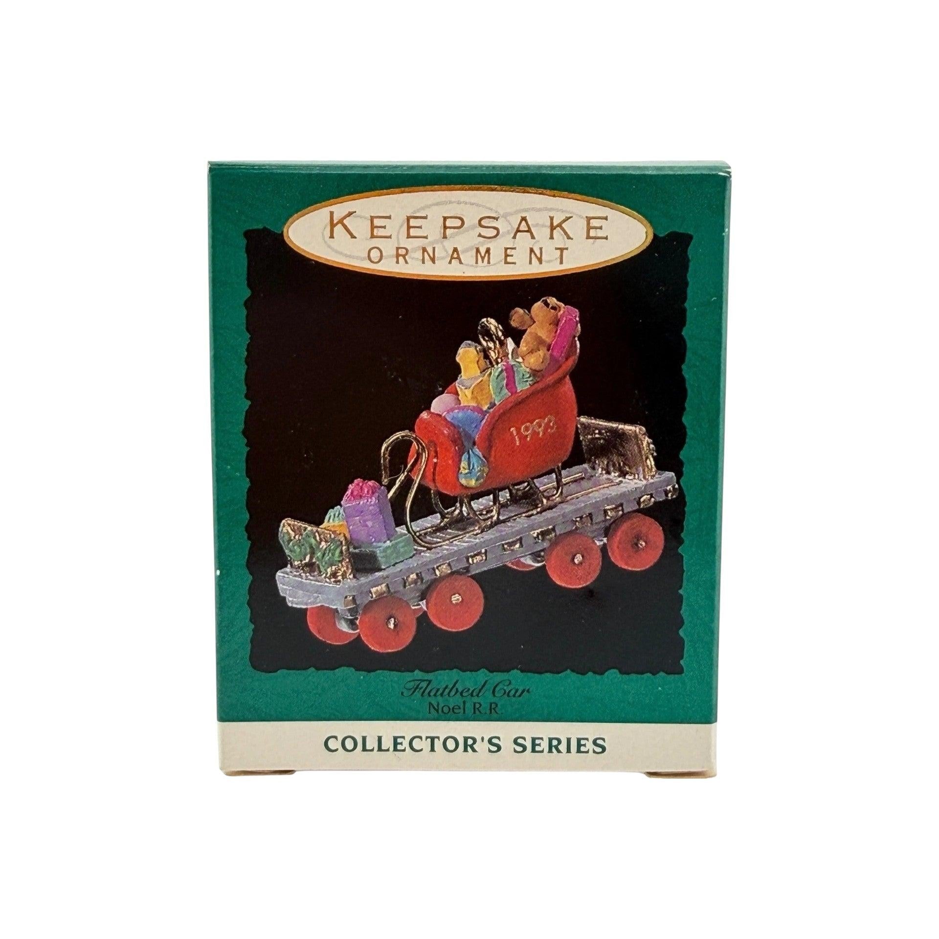 1993 Flatbed Car Hallmark Ornament (Noel R.R.) QXM5105 Image2