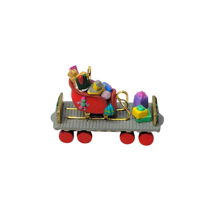 1993 Flatbed Car Hallmark Ornament (Noel R.R.) QXM5105 Image4