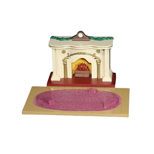 1993 Flickering Light Fireplace Hallmark Ornament (The Bearingers) XPR9749