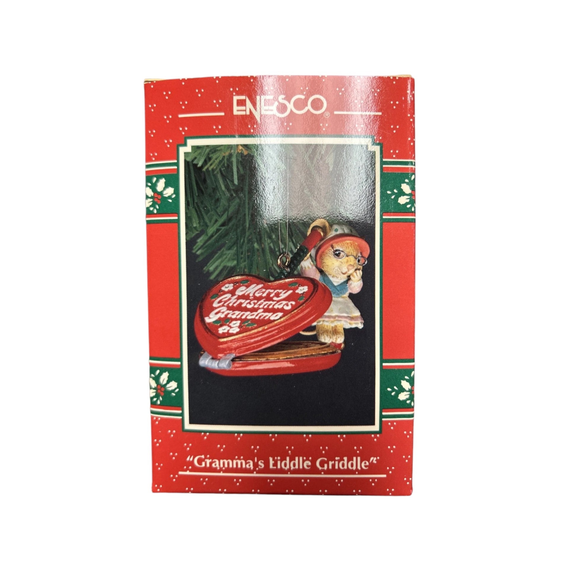 1993 Gramma's Liddle Grinddle Enesco Ornament (Heart) 932936 Image2
