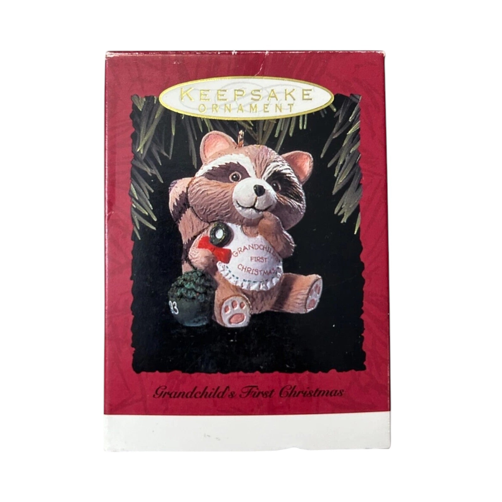 1993 GrandChild's First Christmas Hallmark Ornament (Family) QX5552 Image2