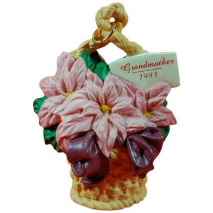 1993 GrandMother Hallmark Ornament (Flowers) QX5665