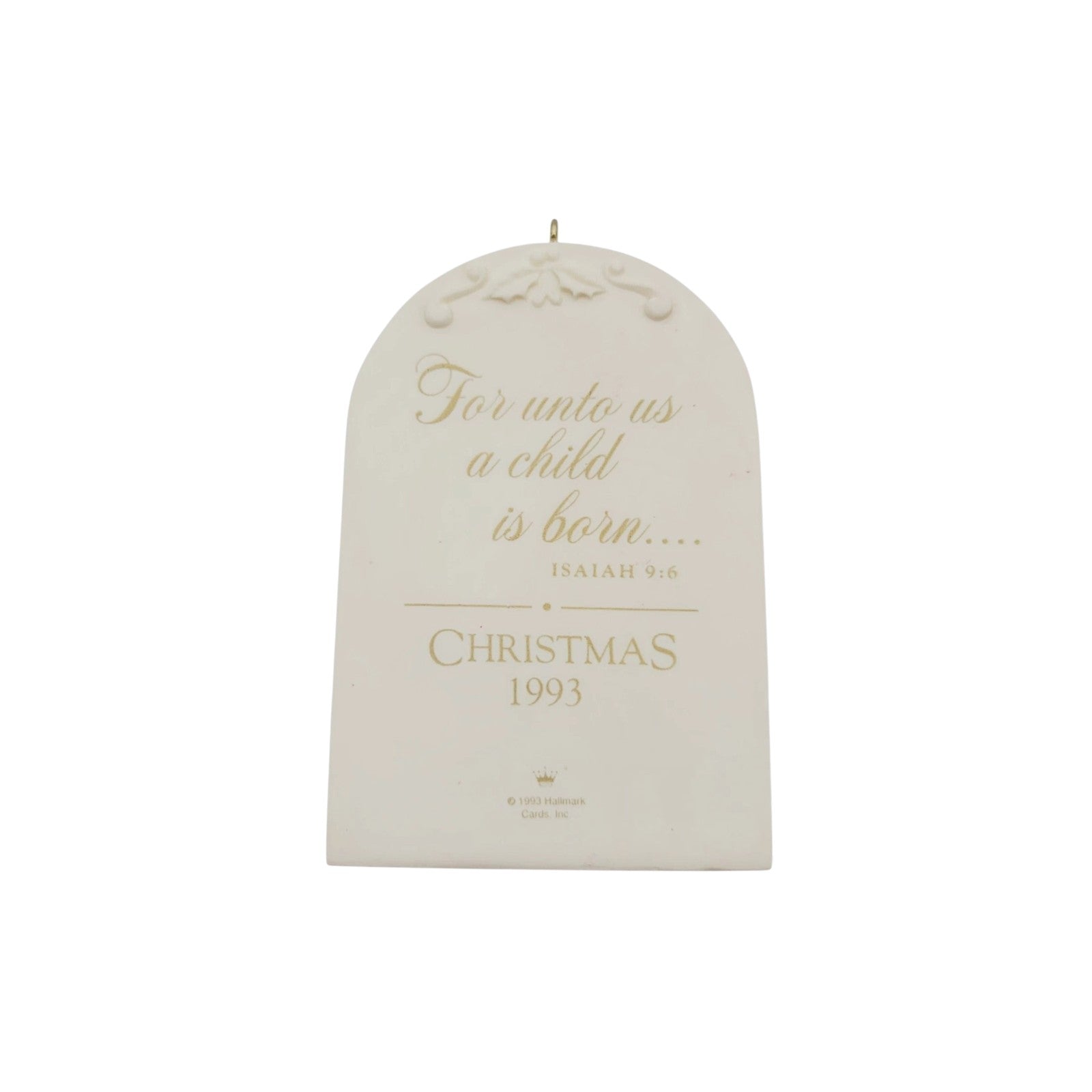1993 He Is Born Hallmark Ornament (Nativity) QX5362 Image3