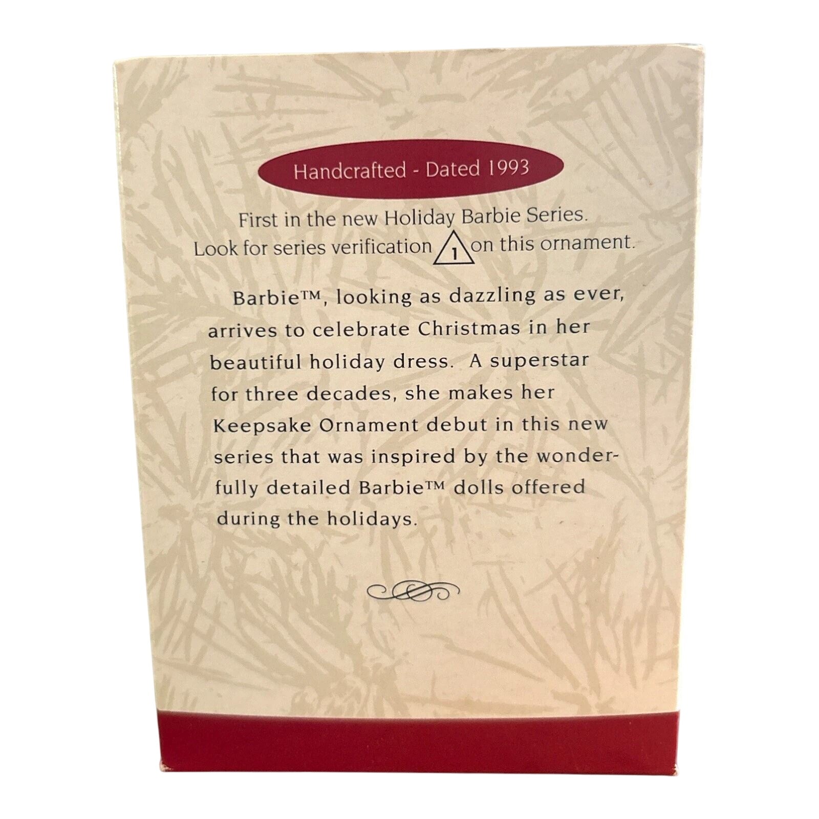 1993 Holiday Barbie Hallmark Ornament (Holiday Barbie) QX5725
