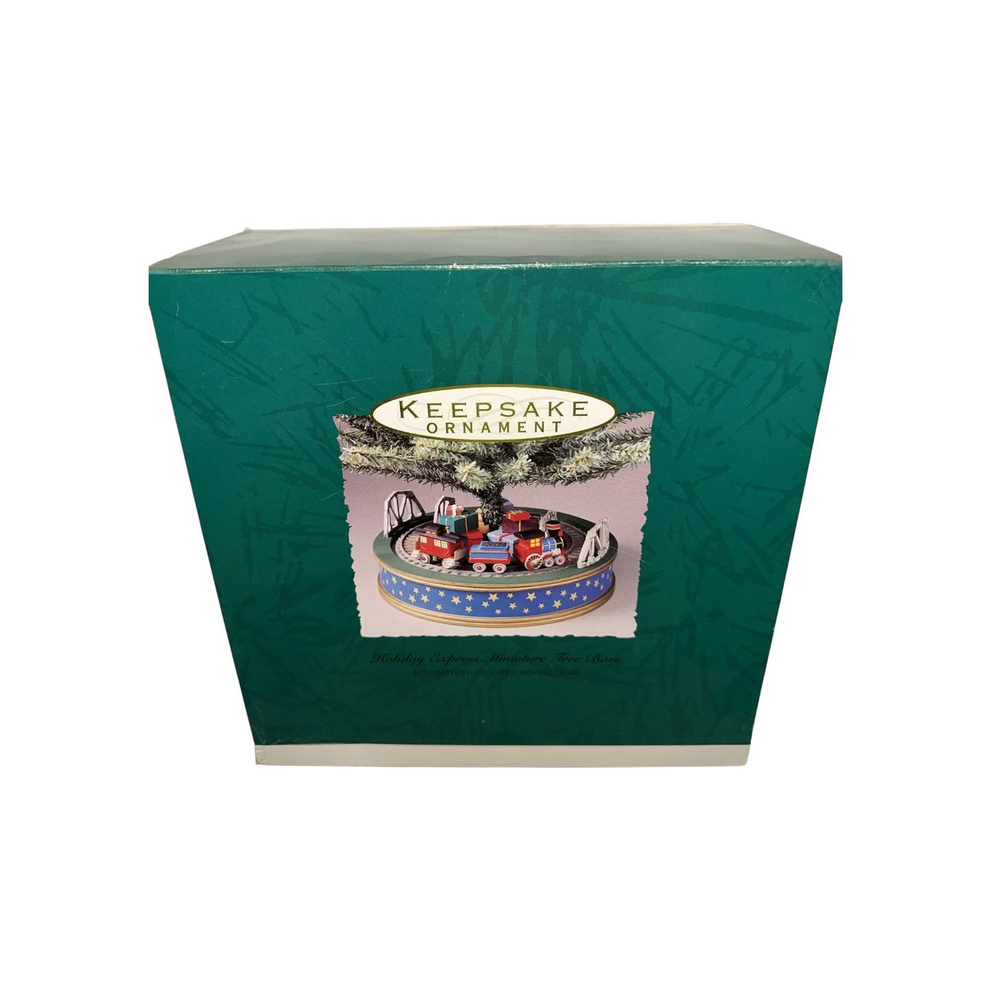 1993 Holiday Express Miniature Tree Base & Skirts Hallmark Ornament (Lionel) QXM5452 Image2