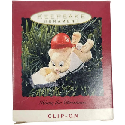 1993 Home for Christmas Hallmark Ornament (Clip‑On) QX5562