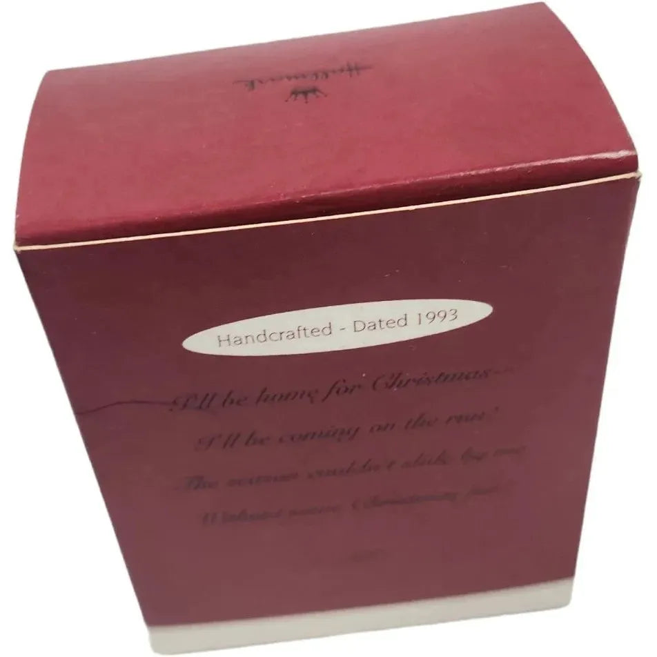 1993 Home for Christmas Hallmark Ornament (Clip‑On) QX5562