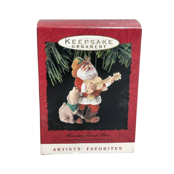 1993 Howling Good Time Hallmark Ornament (Guitar) QX5255