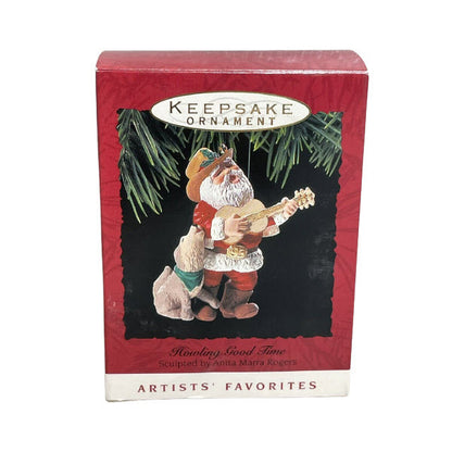 1993 Howling Good Time Hallmark Ornament (Guitar) QX5255