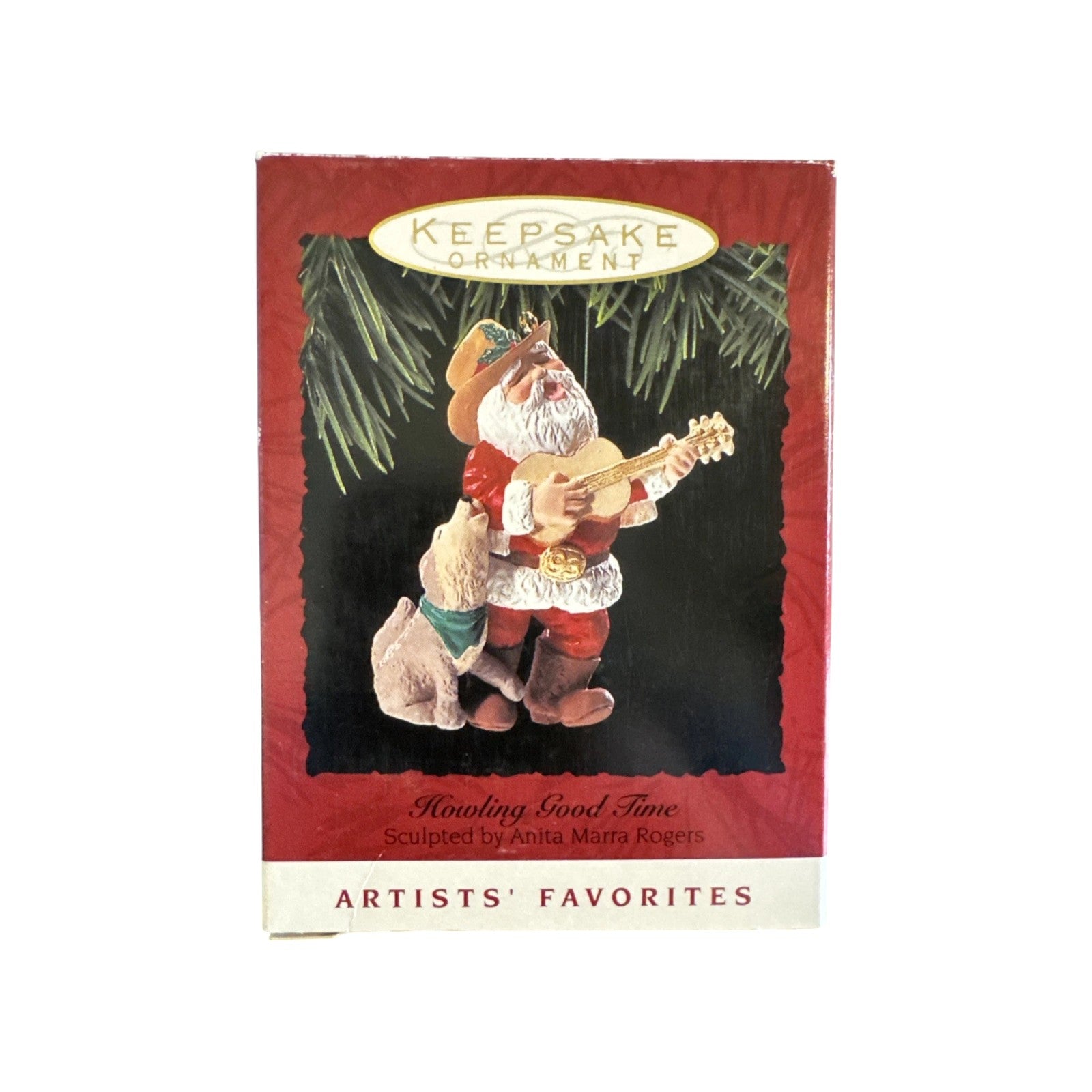 1993 Howling Good Time Hallmark Ornament (Guitar) QX5255 Image2