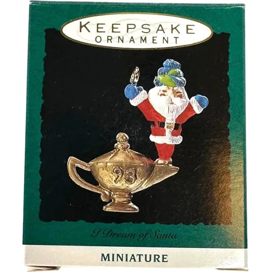 1993 I Dream of Santa Hallmark Ornament (Aladdin) QXM4055