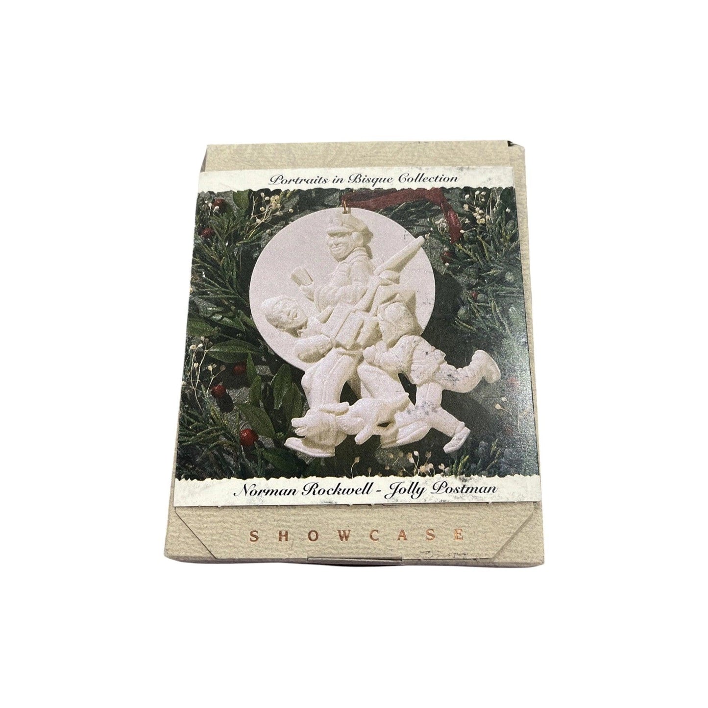 1993 Jolly Postman Hallmark Ornament (Portraits in Bisque Collection) QK1162 Image2