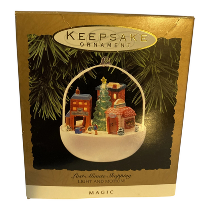 1993 Last Minute Shopping Hallmark Ornament (Buildings & Houses) QLX7385