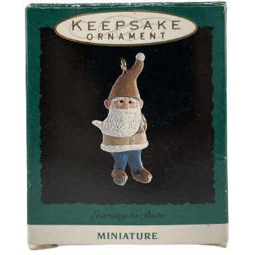 1993 Learning to Skate Hallmark Ornament (Skating) QXM4122