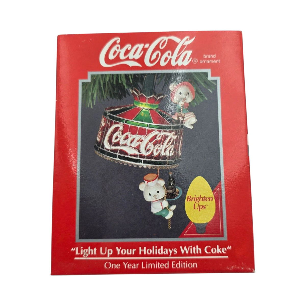 1993 Light Up Your Holidays with Coke Enesco Ornament (Coca-Cola) 583758 Image2