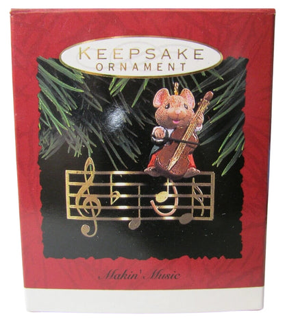 1993 Makin' Music Hallmark Ornament (Mouse) QX5325